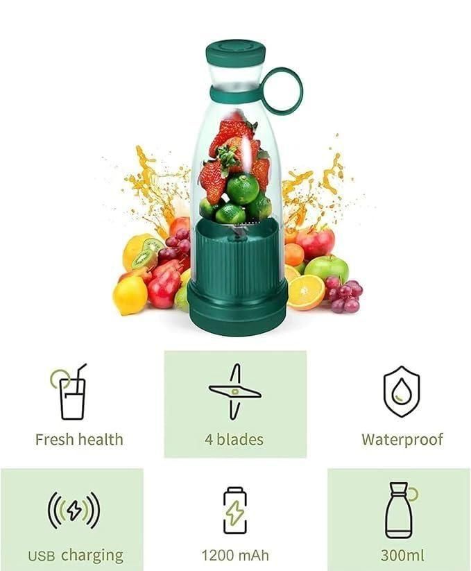 Portable Mini Juice Blender With USB Rechargable